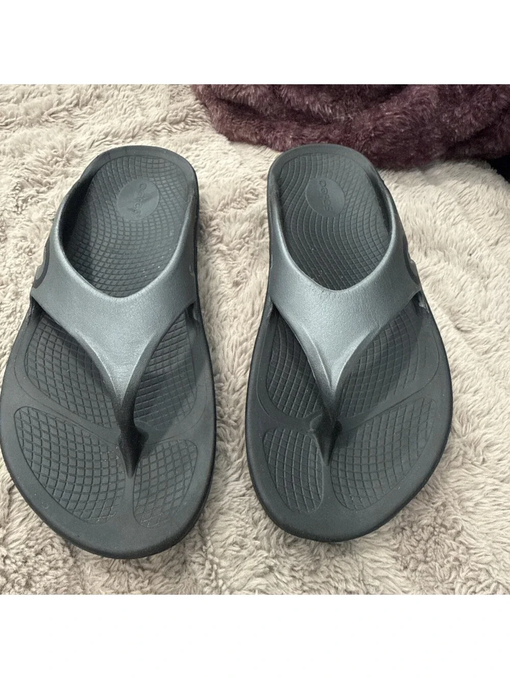 OOFOS OOriginal Sport Sandal, Graphite - Men’s Size 11-13, Excellent Condition